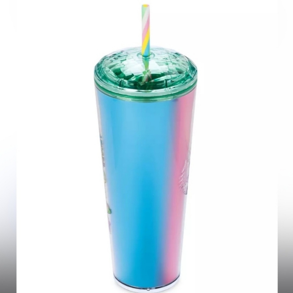 STARBUCKS Tumbler - Disneyland Limited Edition - NIB - Mickey Shaved Ice Design - Picture 6 of 8